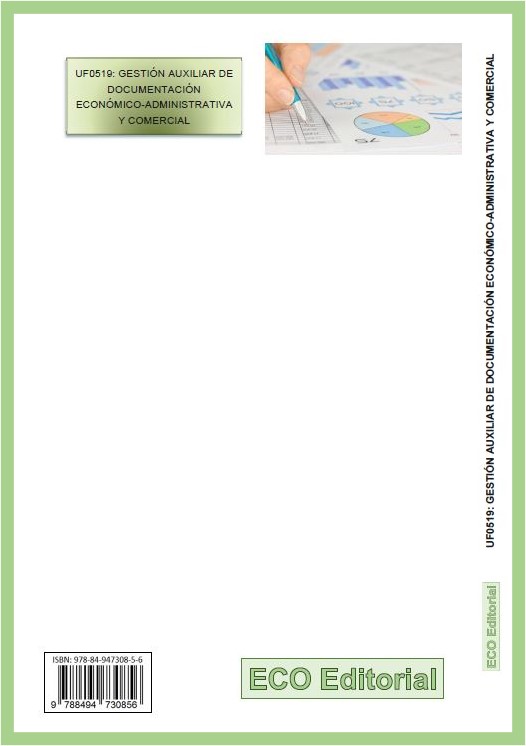 Libros de UF0519 Gestión auxiliar de documentación económico-administrativa y comercial